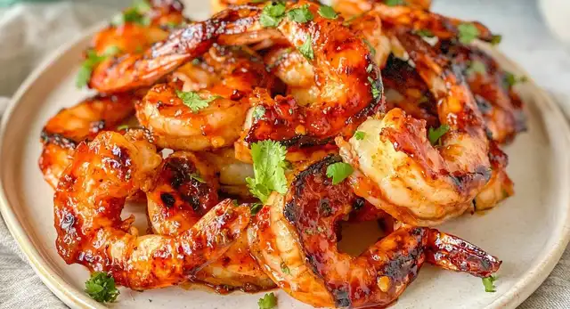 Garlic Butter BBQ Shrimp (새우구이).