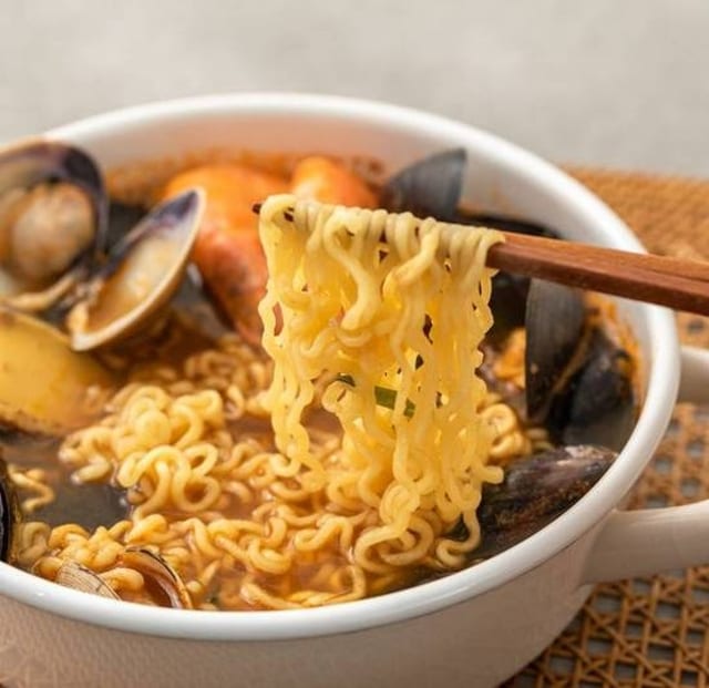 Spicy Seafood Ramen.