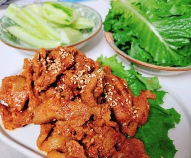Spicy Pork Lunch.